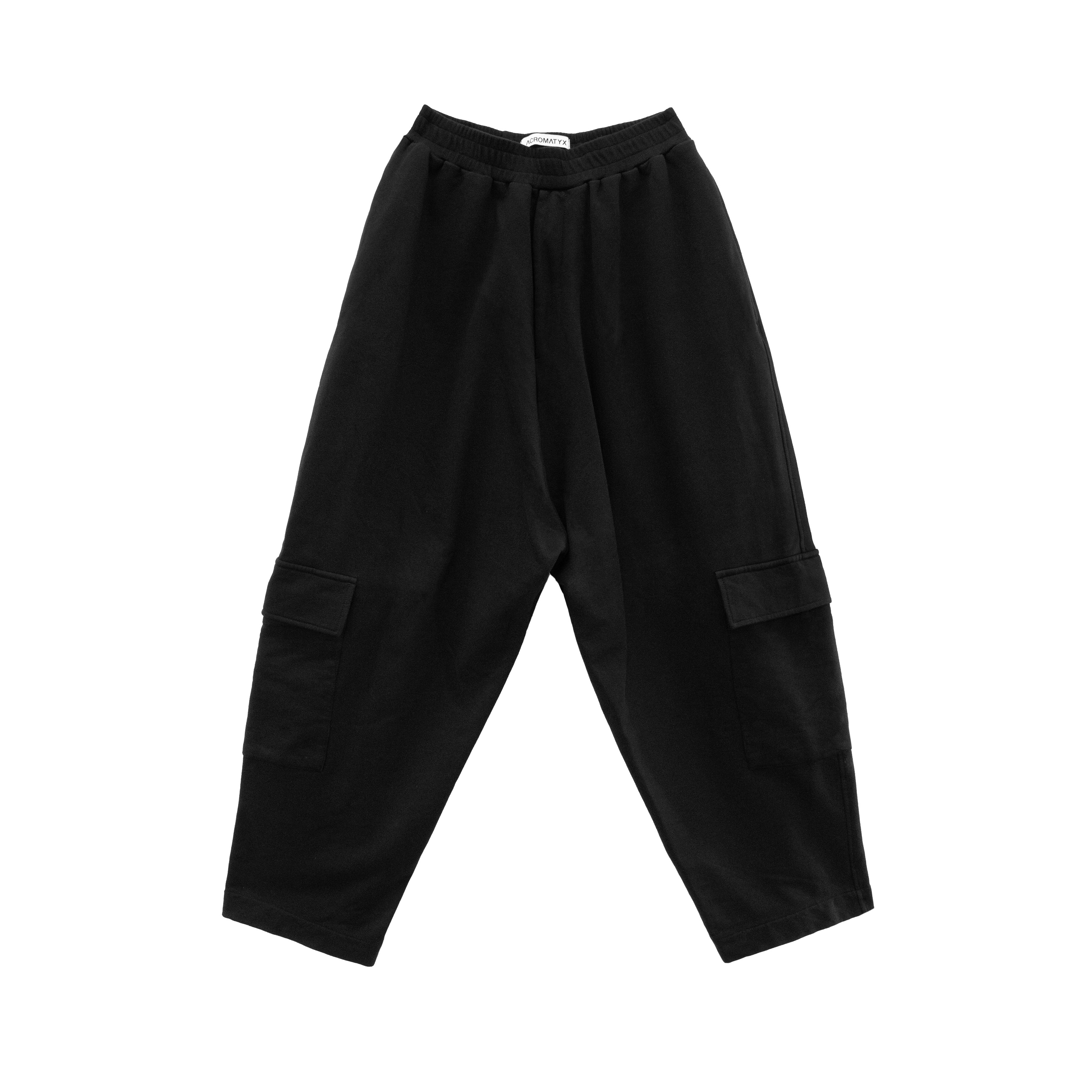 007 PANTALON CARGO ALGODON NEGRO