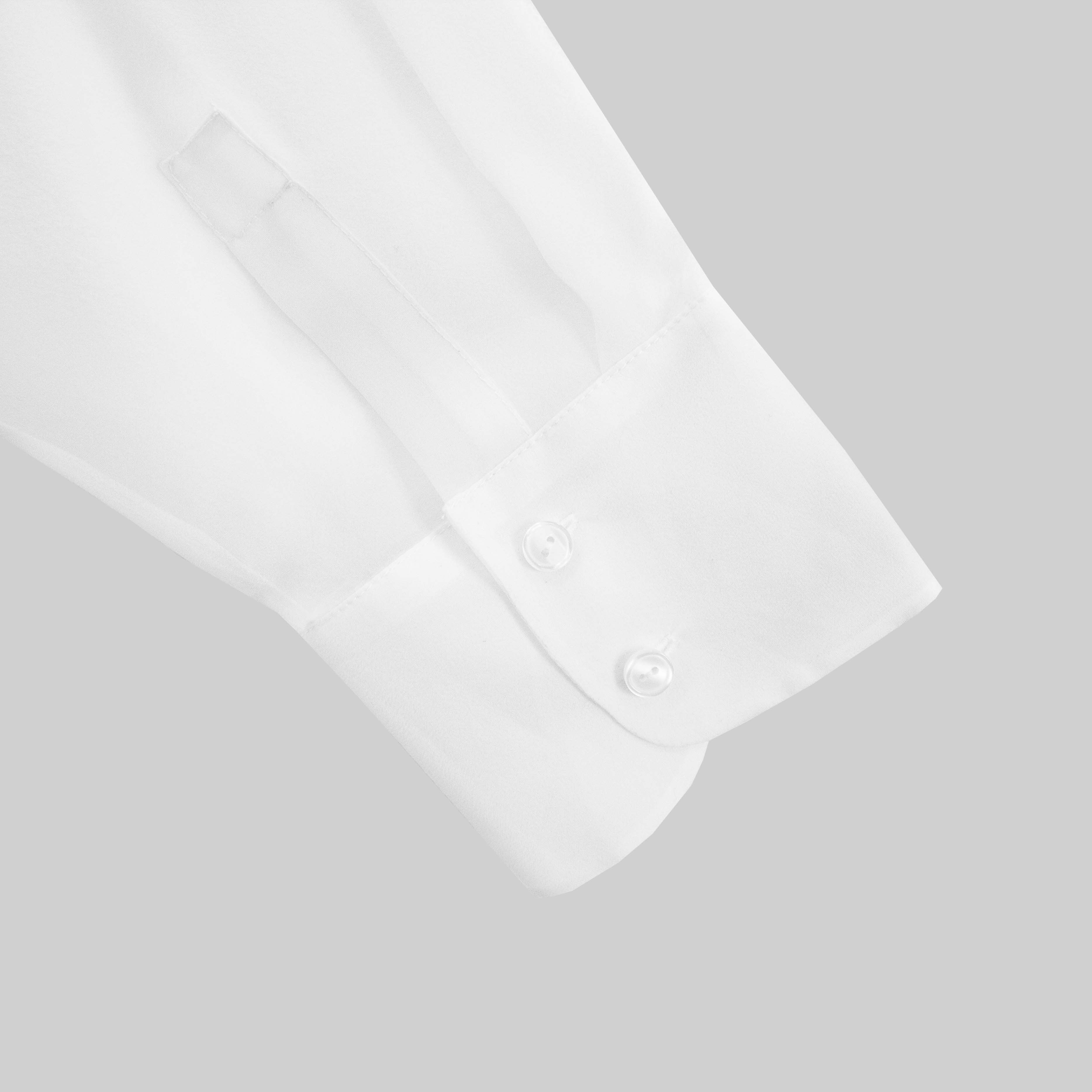 CAMISA BLANCA SEDA ARRUGADA
