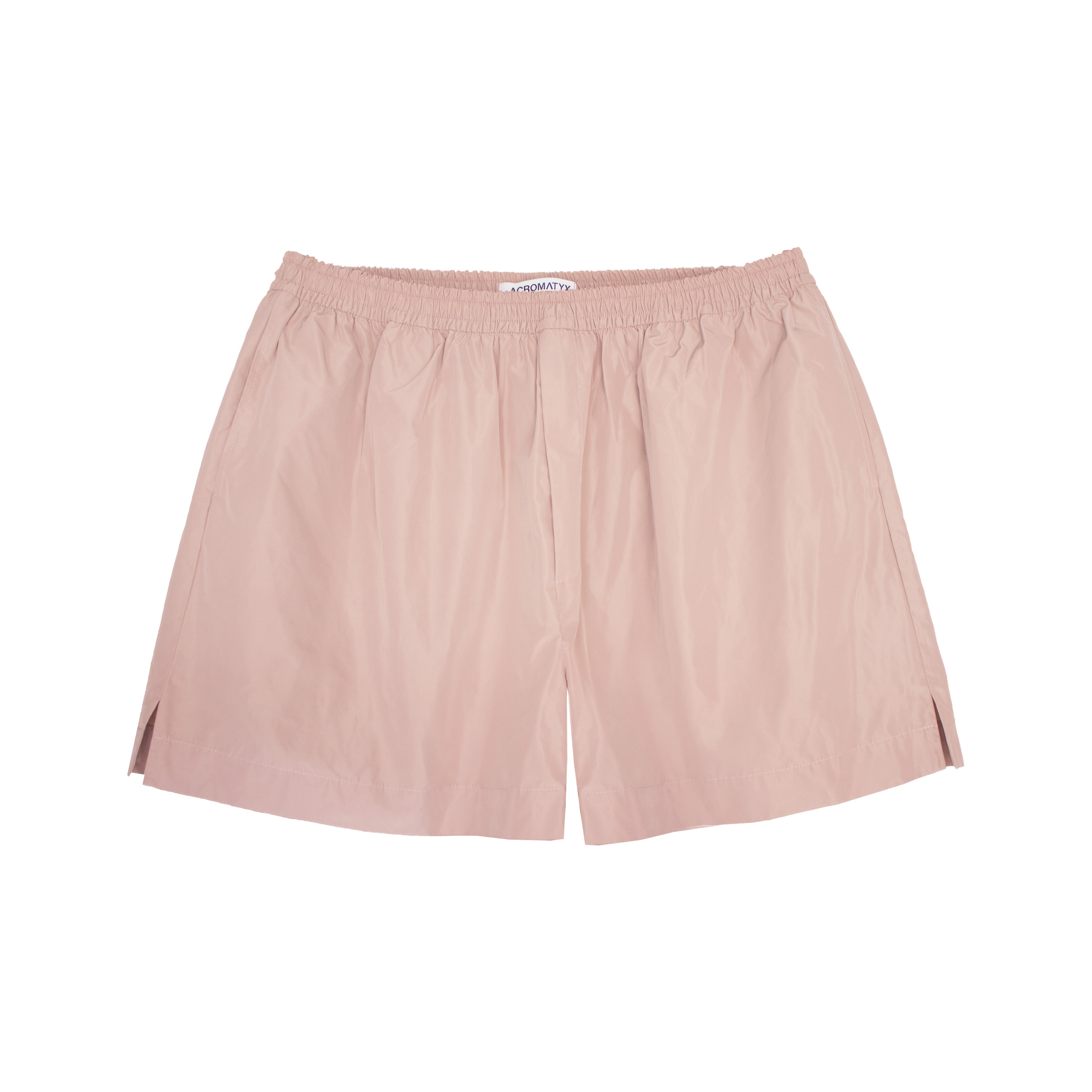 006 PANTALON CORTO NYLON ROSA