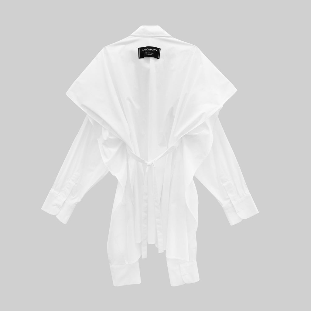 CAMISA 4 MANGAS CORTA BLANCA
