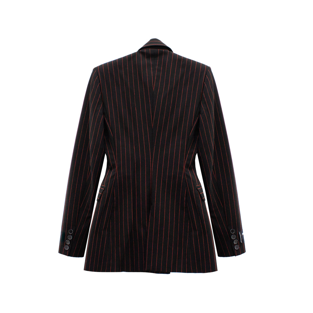 CHAQUETA ENTALLADA RAYA DIPLOMATICA