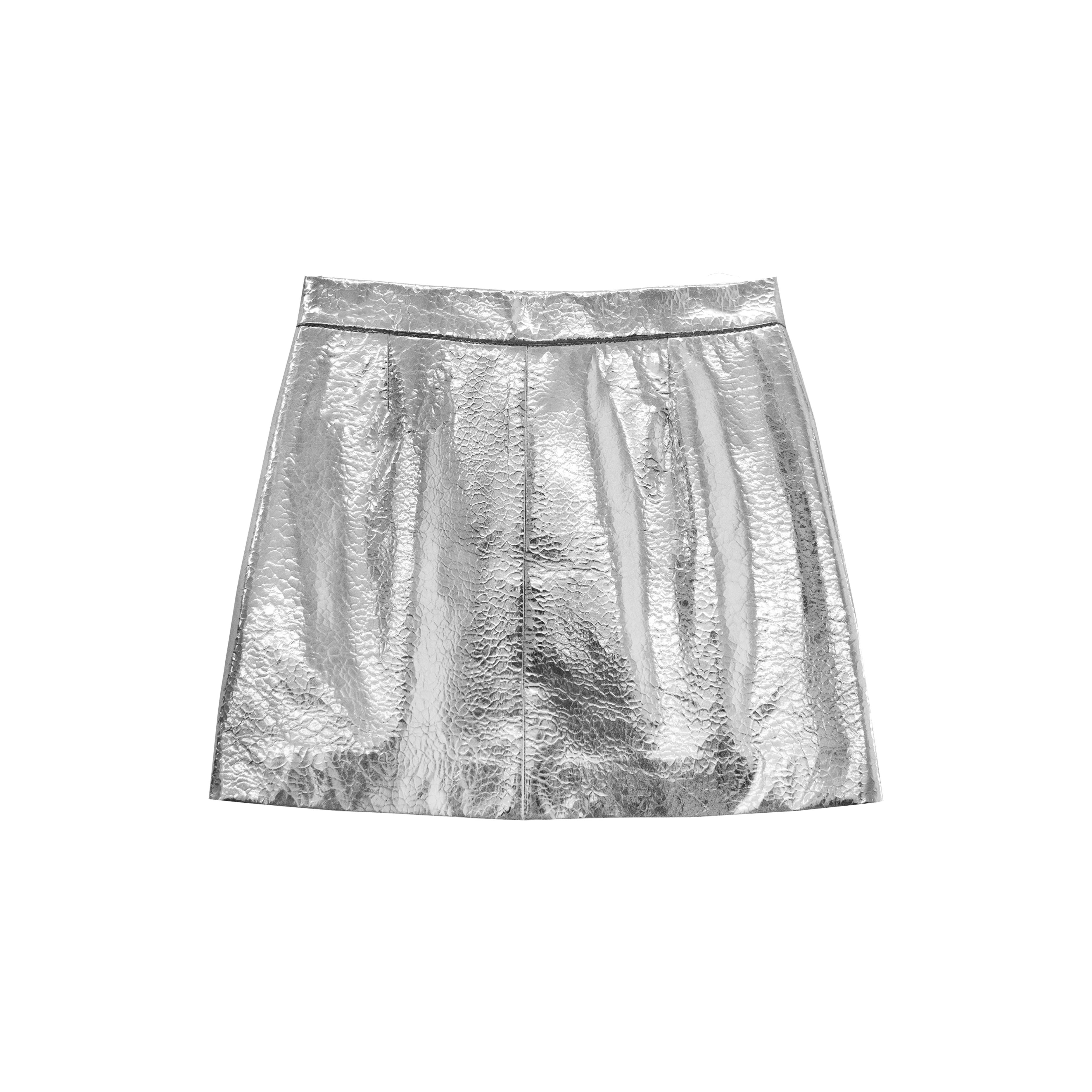 007 MINIFALDA PLATA