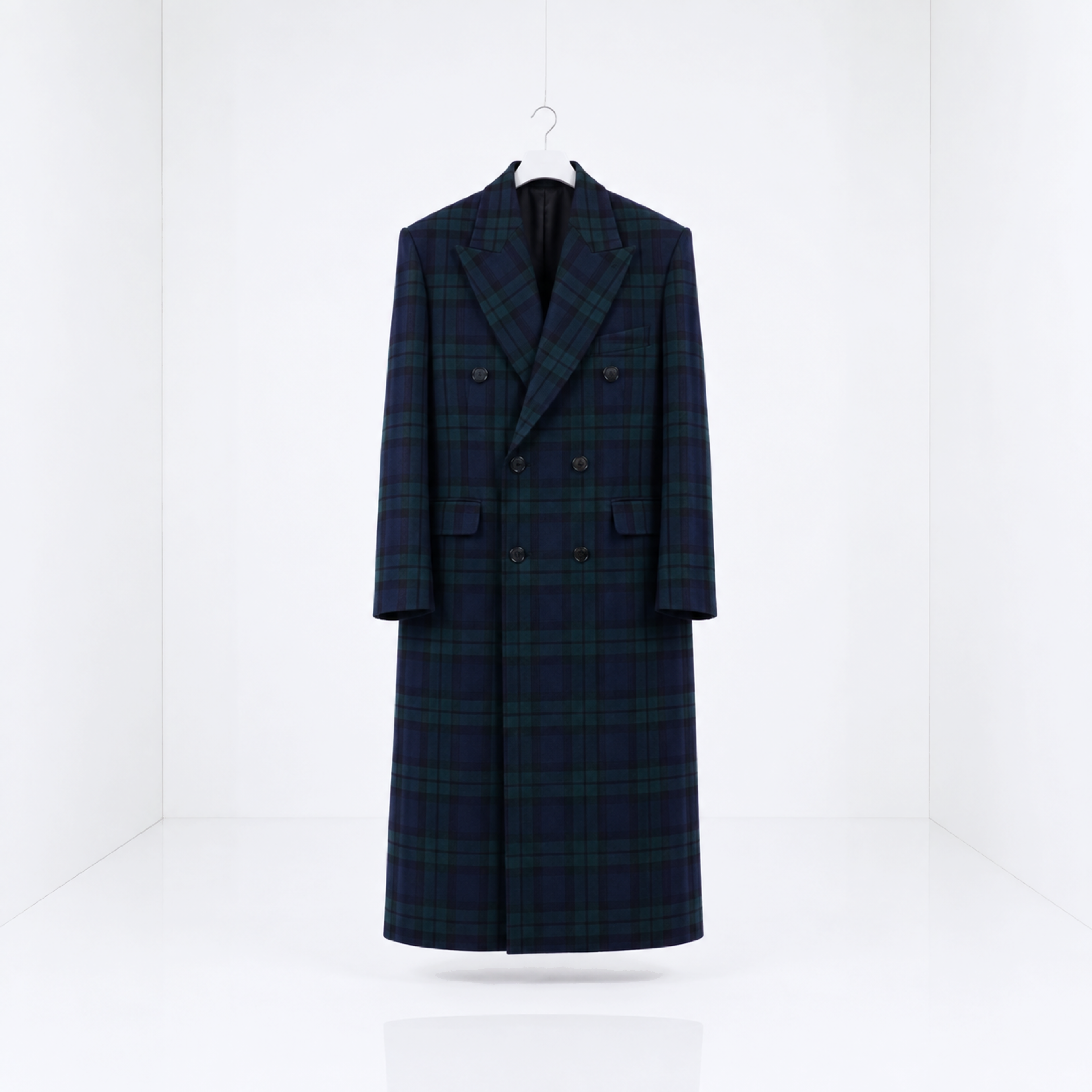 MAXI ABRIGO TARTAN