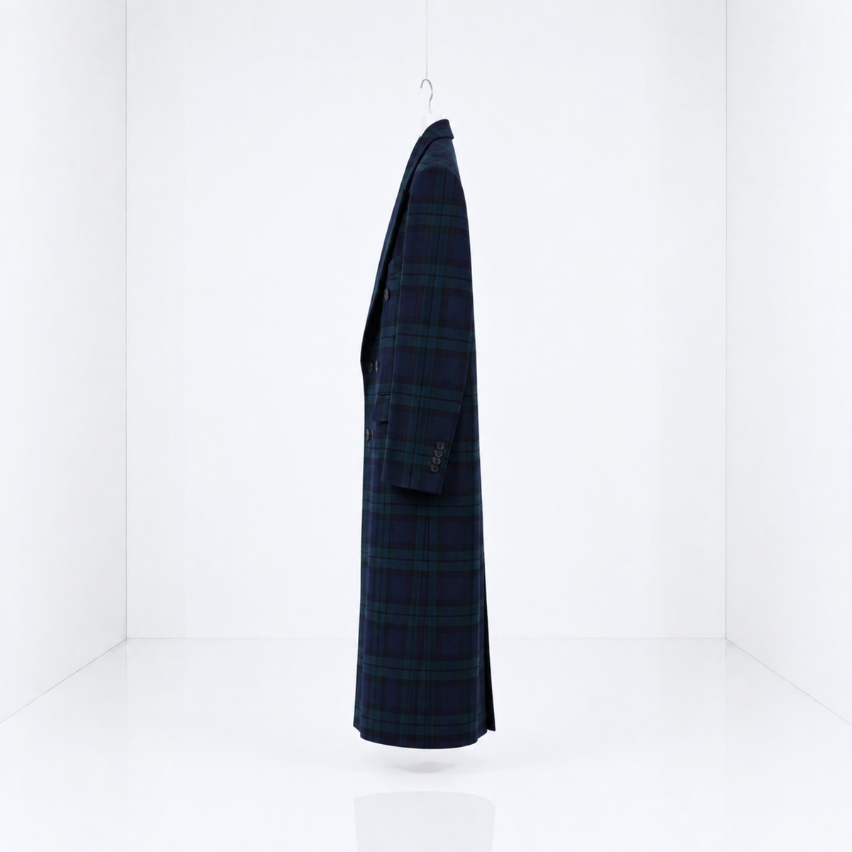 MAXI ABRIGO TARTAN