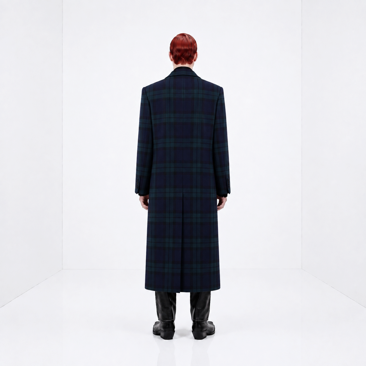 MAXI ABRIGO TARTAN