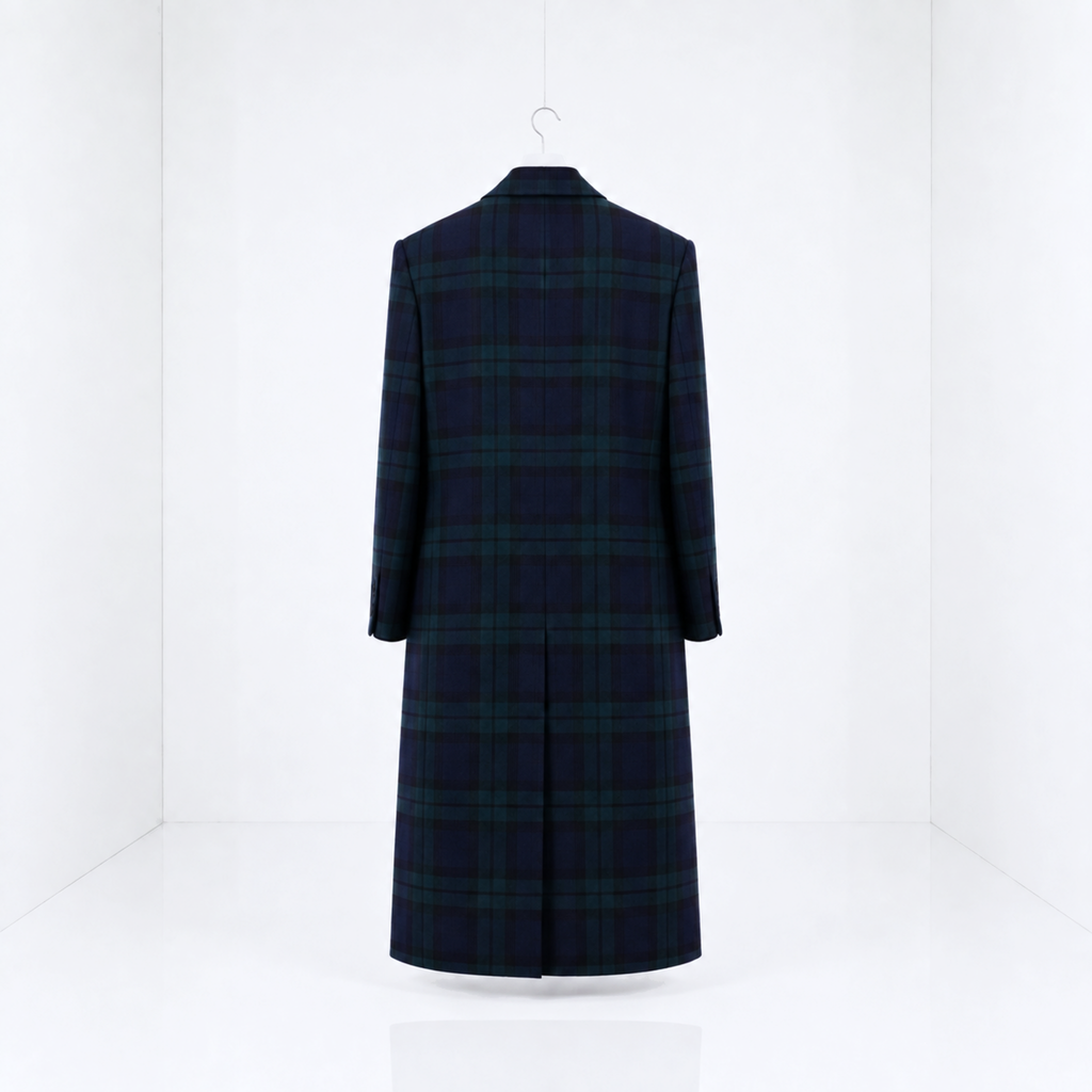 MAXI ABRIGO TARTAN