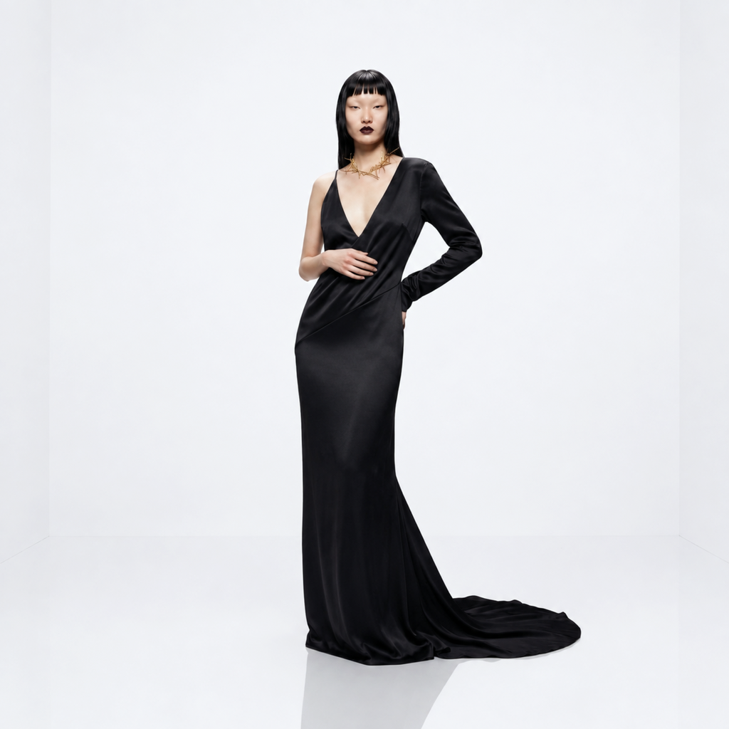 VESTIDO LENCERO SEDA