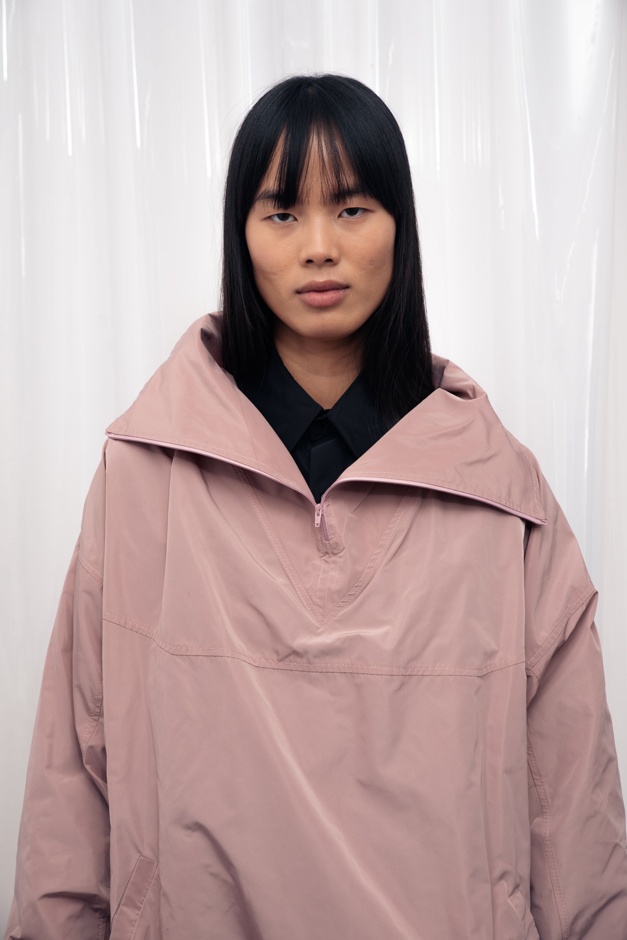 006 SUDADERA SPORT NYLON ROSA