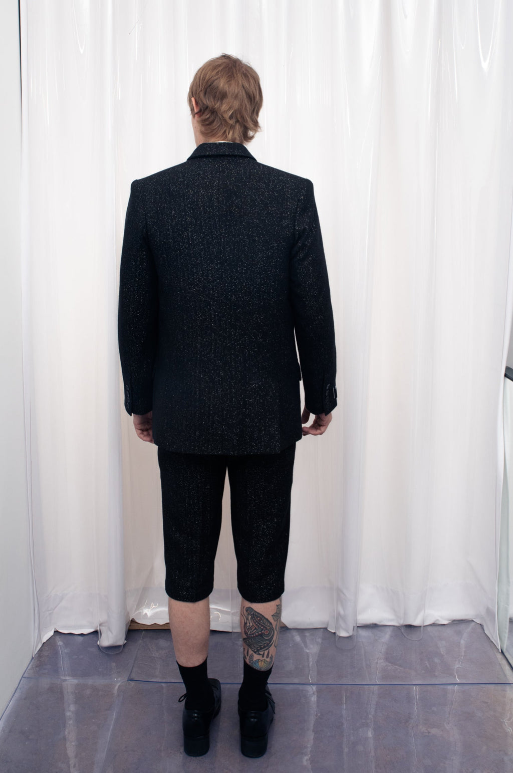 007 PANTALON BERMUDA GLITTER