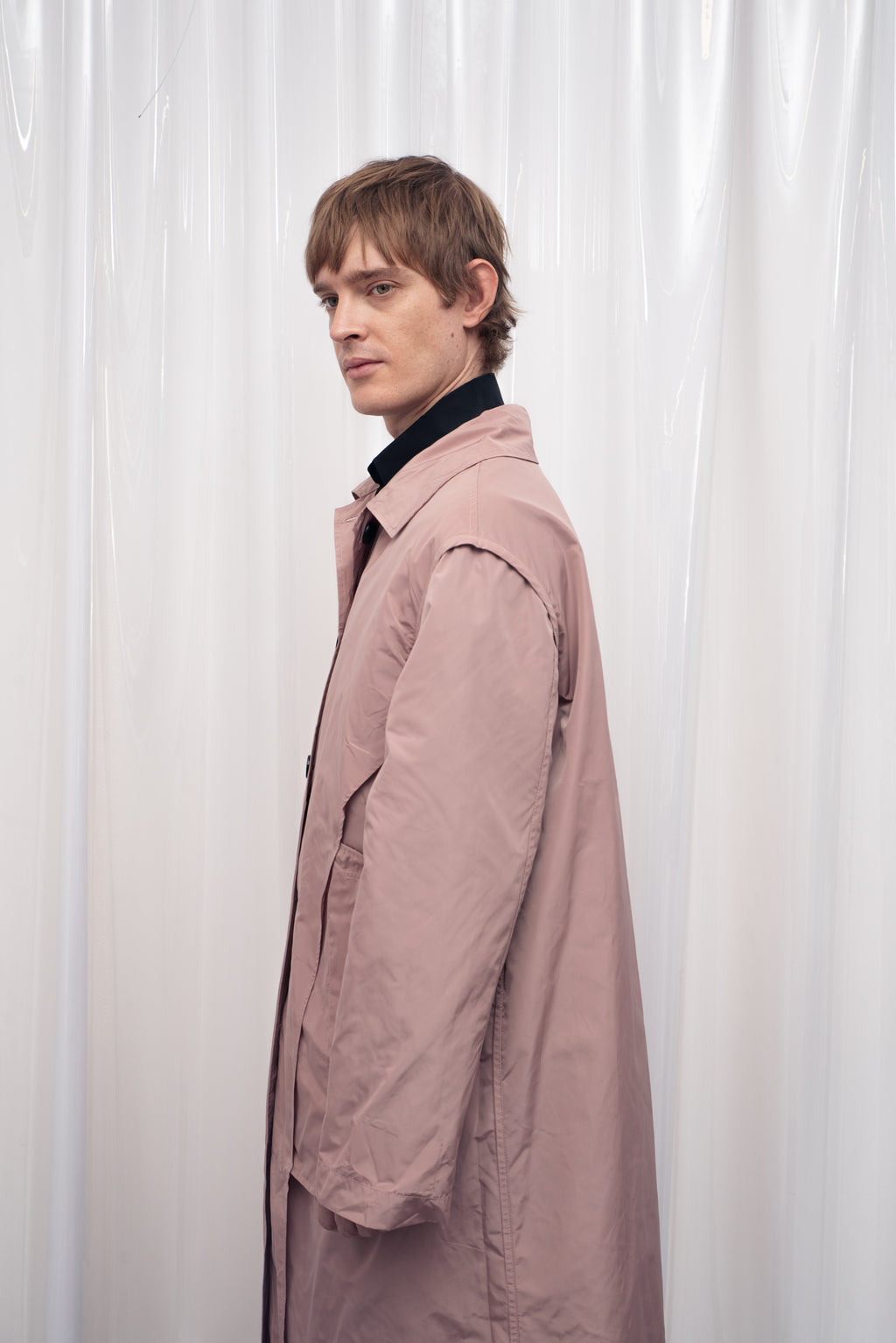 006 GABARDINA  NYLON ROSA
