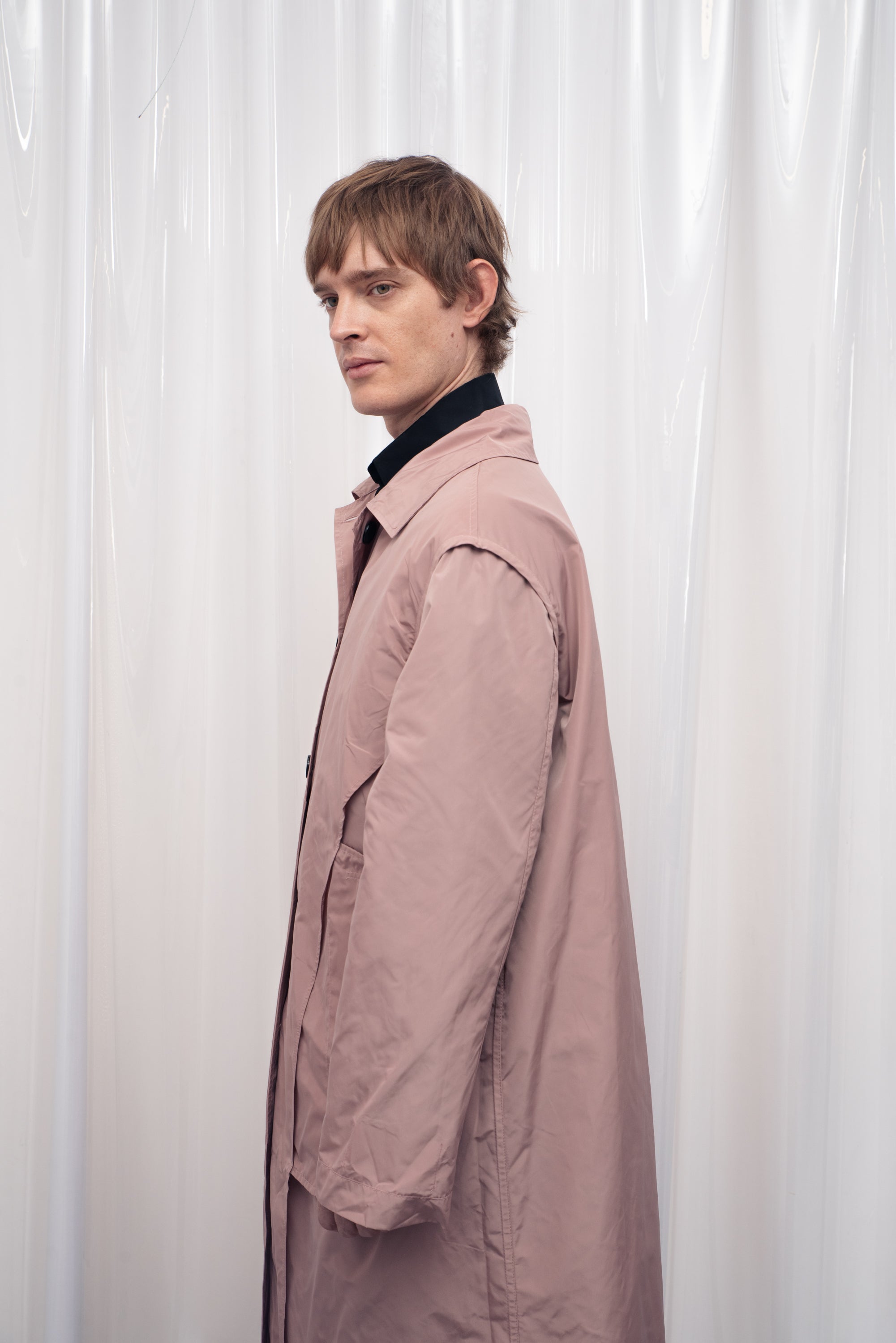 006 GABARDINA  NYLON ROSA