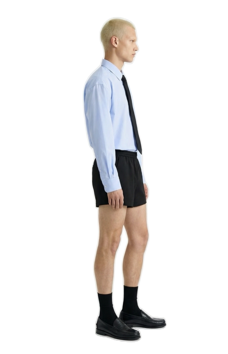CAMISA AZUL CELESTE OVERSIZE