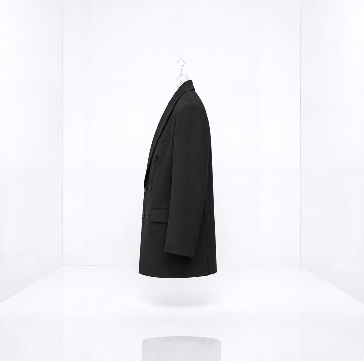 CHAQUETA ENTALLADA NEGRA