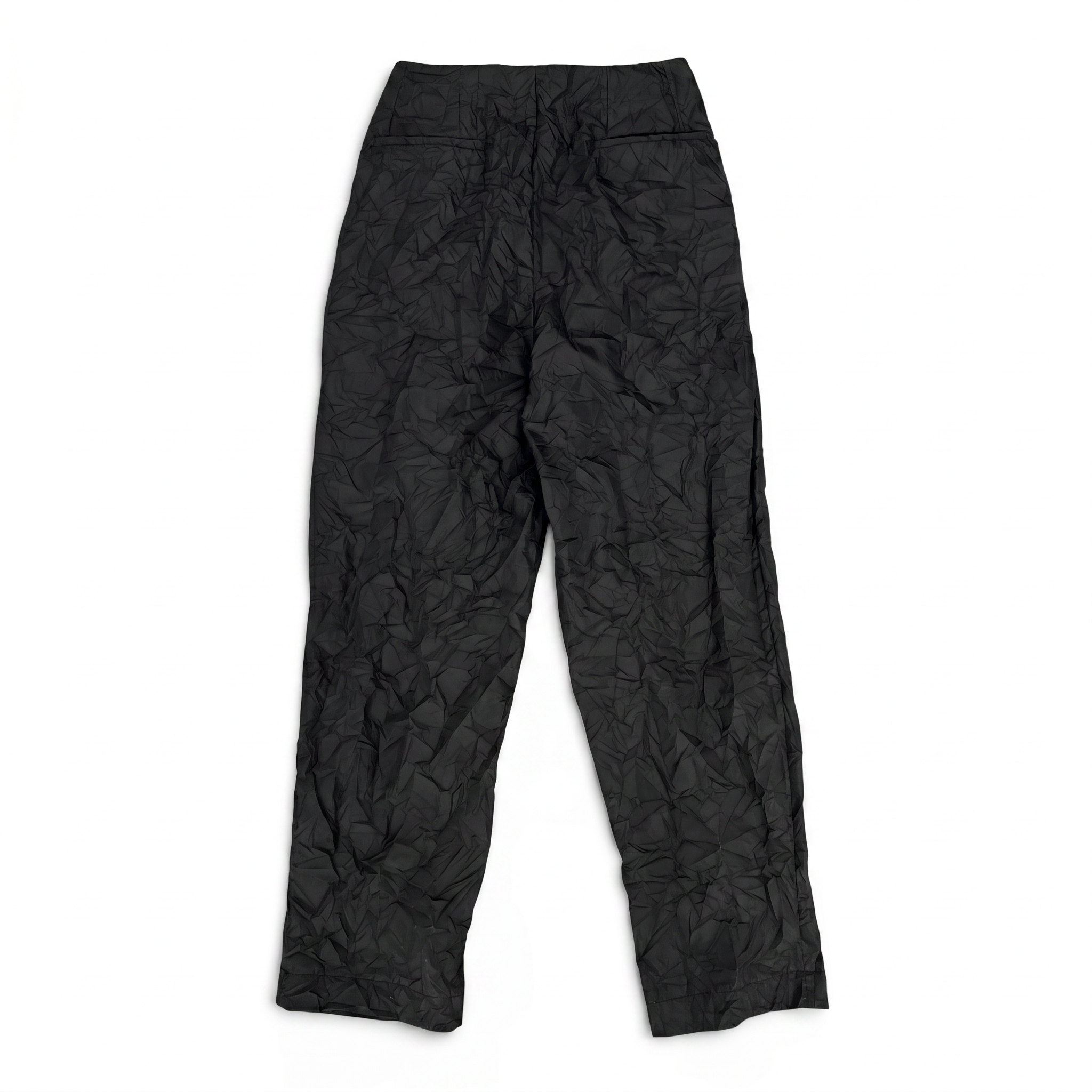 PANTALON NYLON ARRUGADO