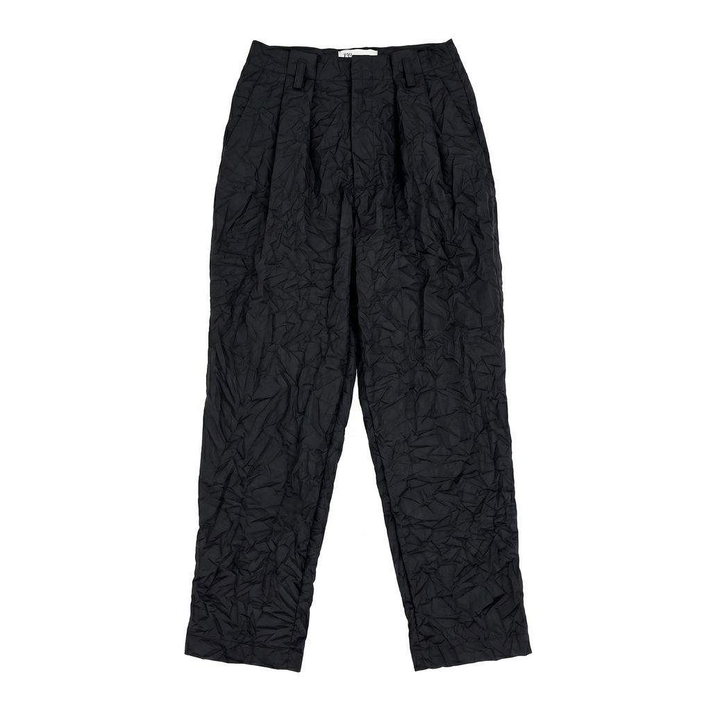 PANTALON NYLON ARRUGADO