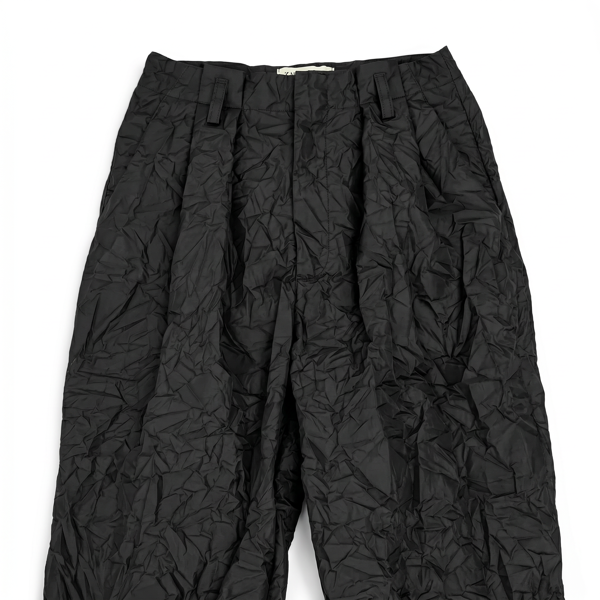 PANTALON NYLON ARRUGADO