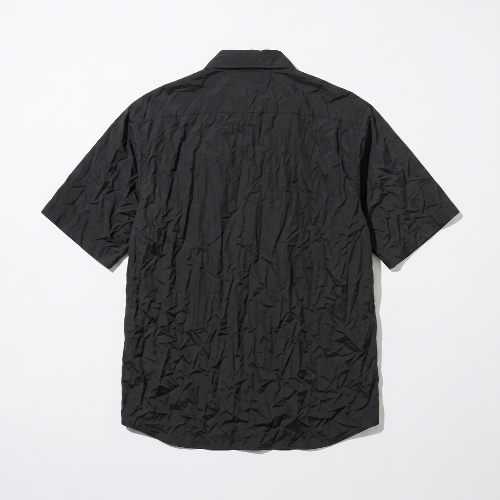 CAMISA NYLON ARRUGADA