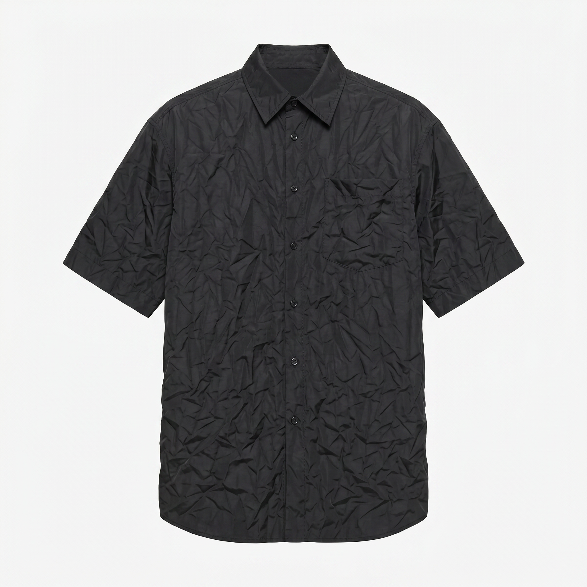 CAMISA NYLON ARRUGADA