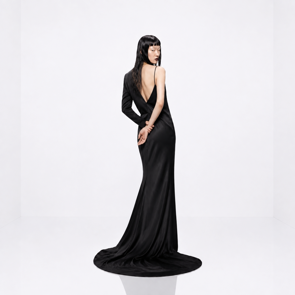 VESTIDO LENCERO SEDA