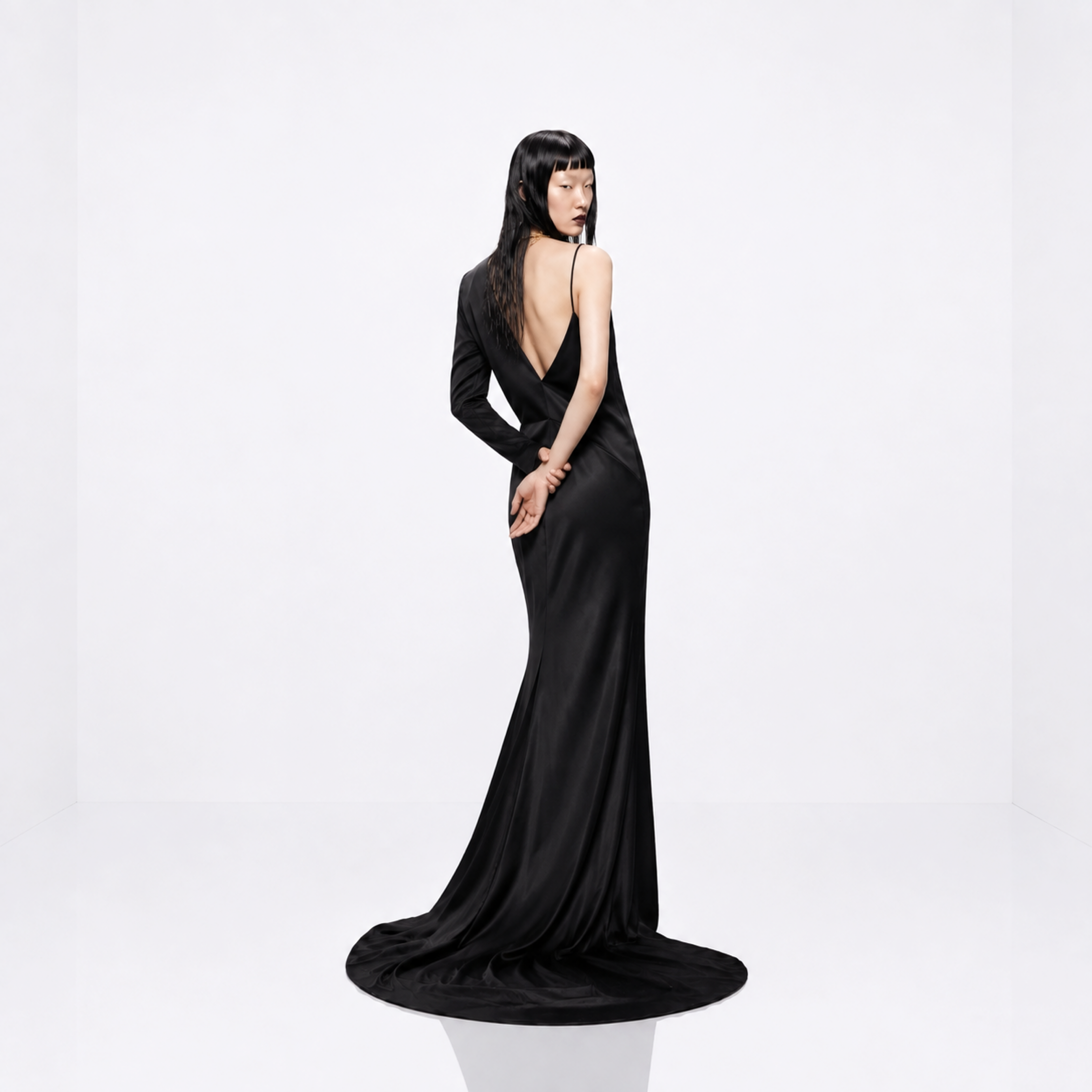VESTIDO LENCERO SEDA