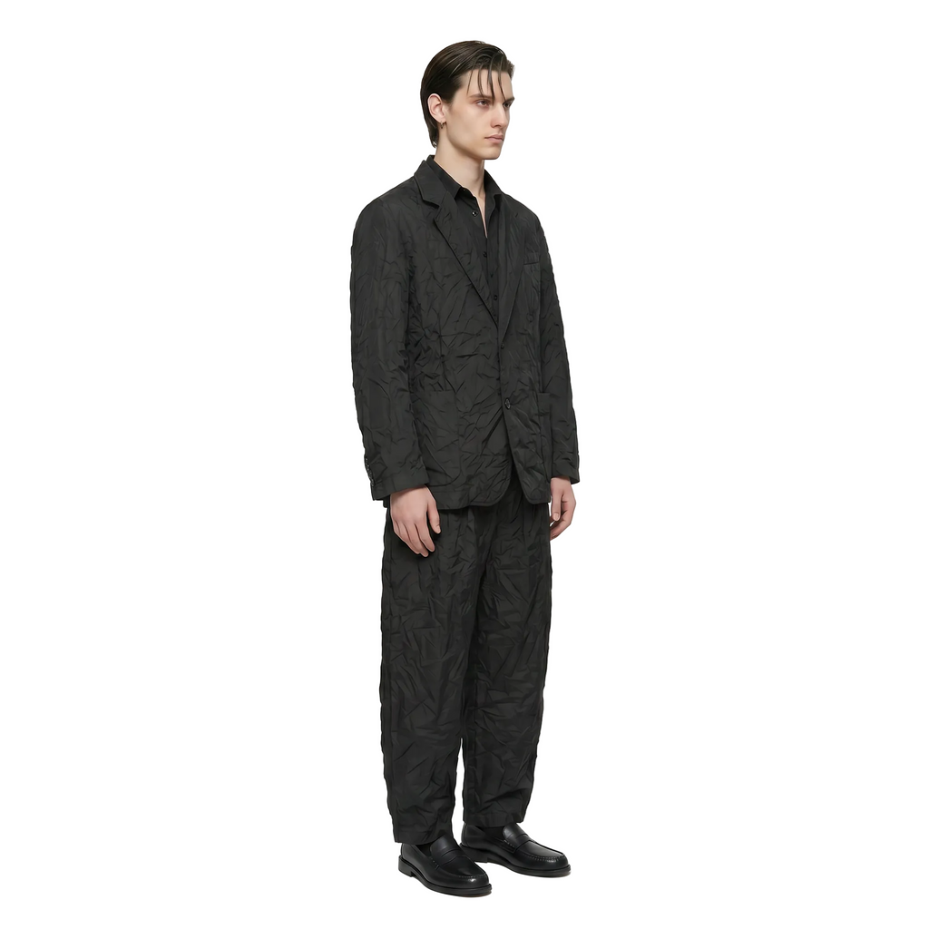 CHAQUETA REGULAR FIT NYLON  ARRUGADA