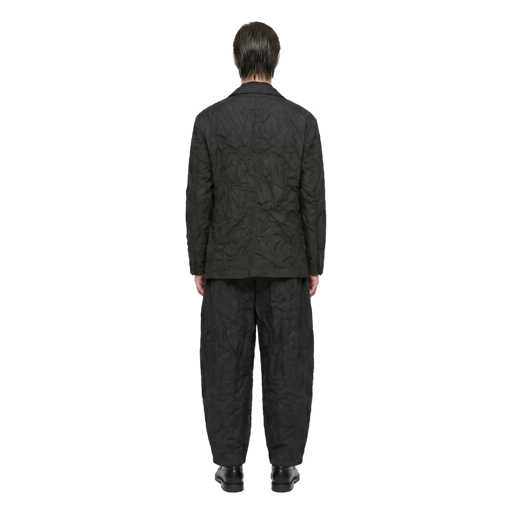CHAQUETA REGULAR FIT NYLON  ARRUGADA