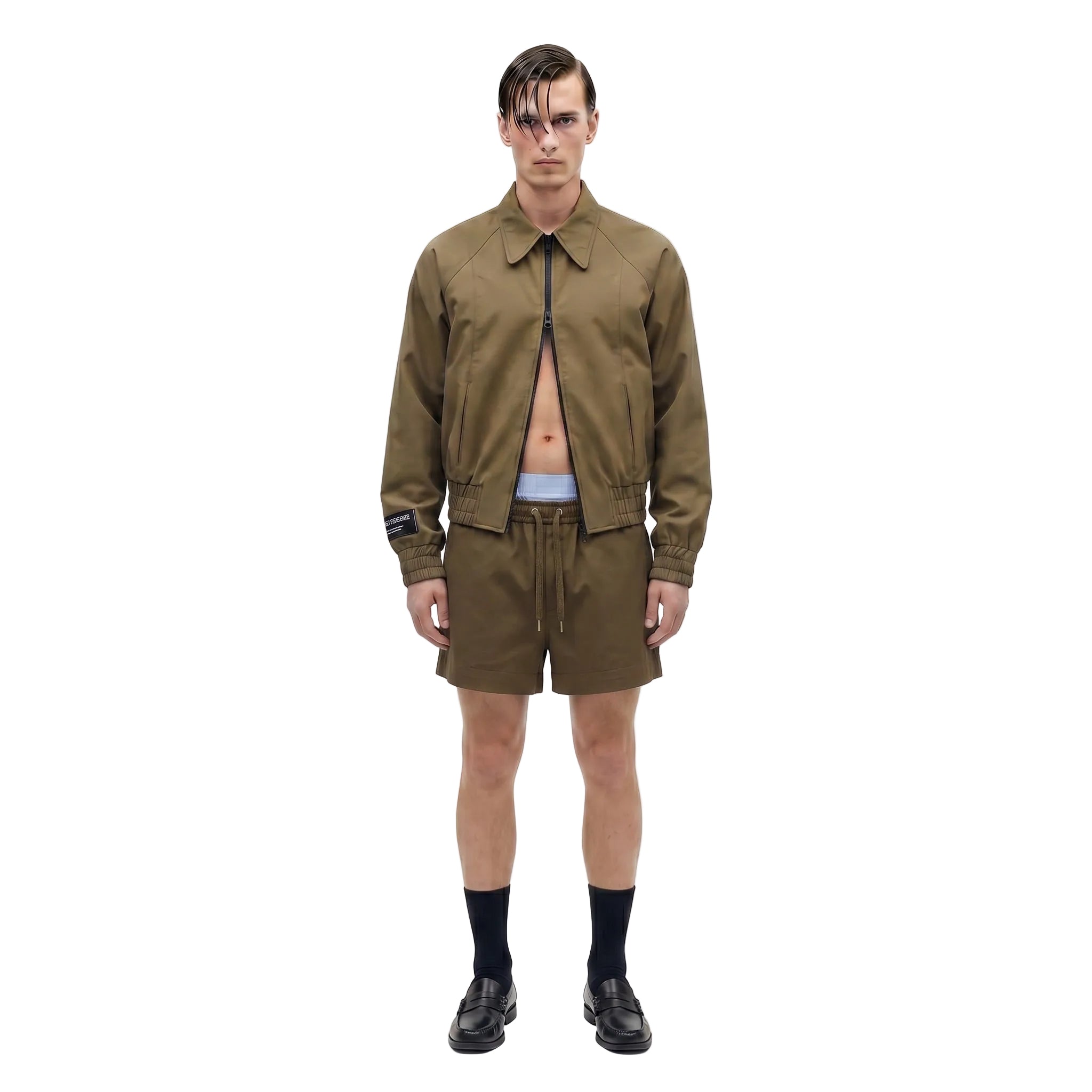 MINI BOMBER KAKI