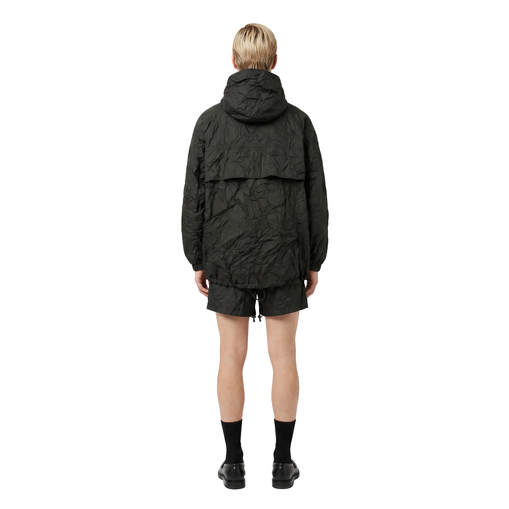 SUDADERA OVERSIZE NYLON ARRUGADA