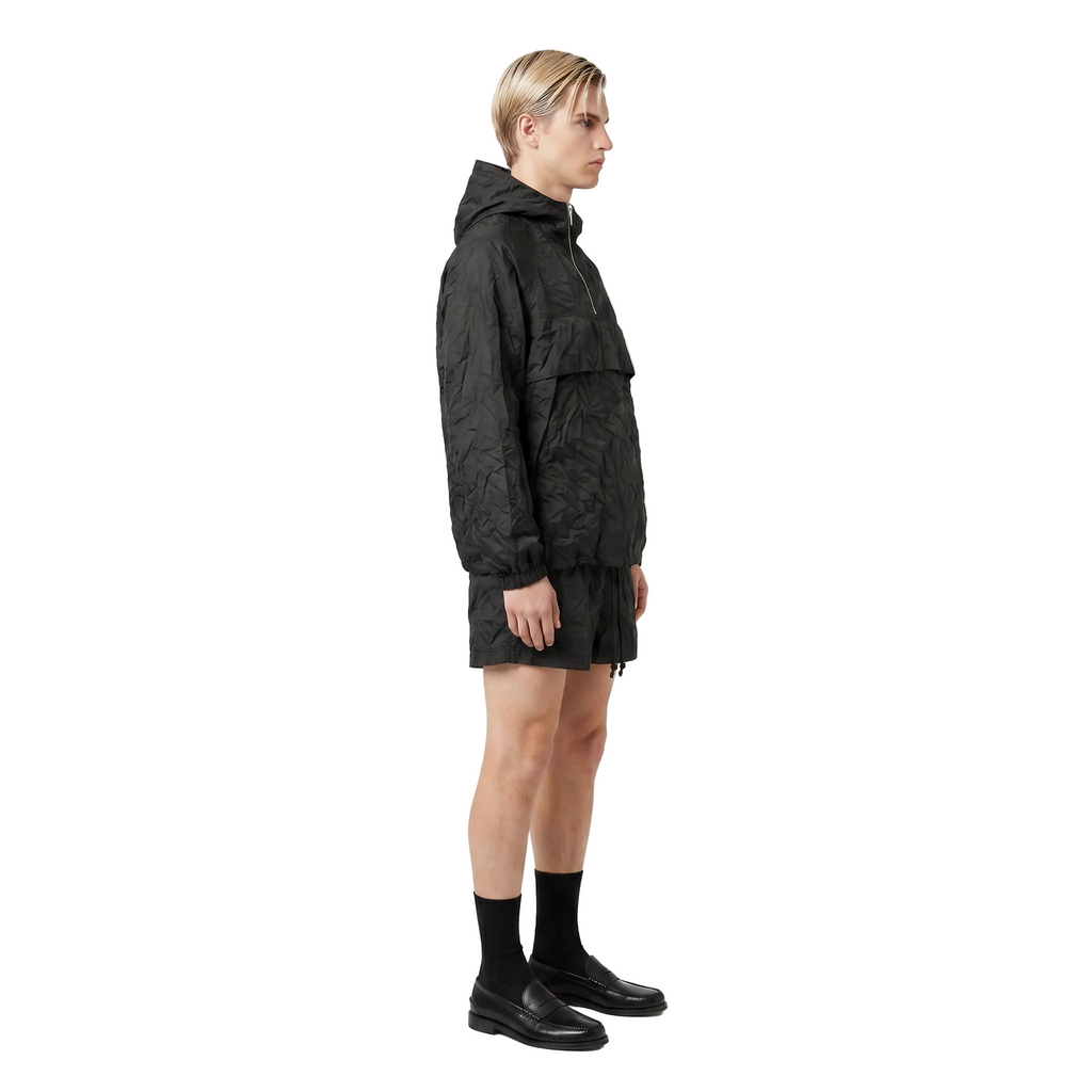SUDADERA OVERSIZE NYLON ARRUGADA