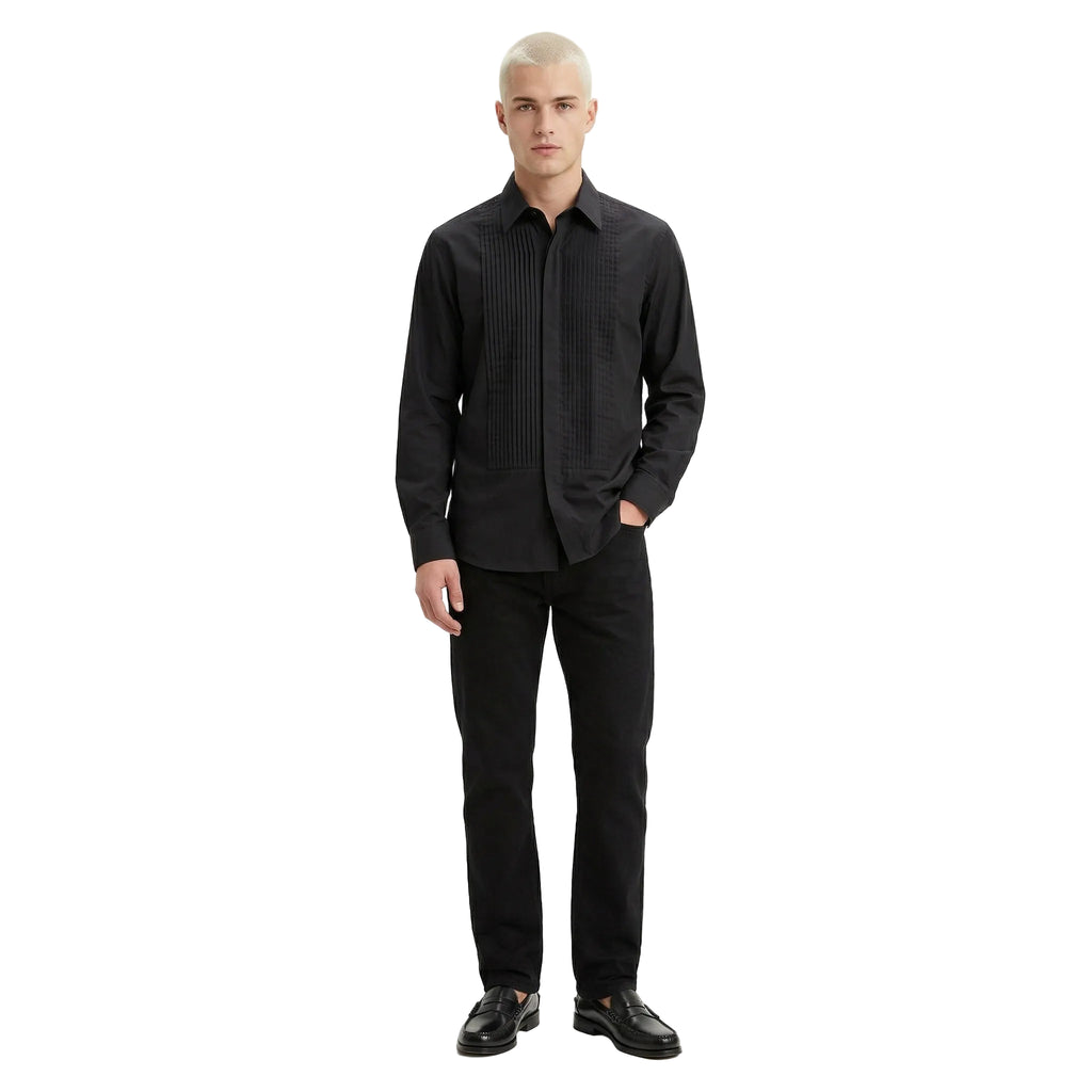 CAMISA JARETAS NEGRA SLIM