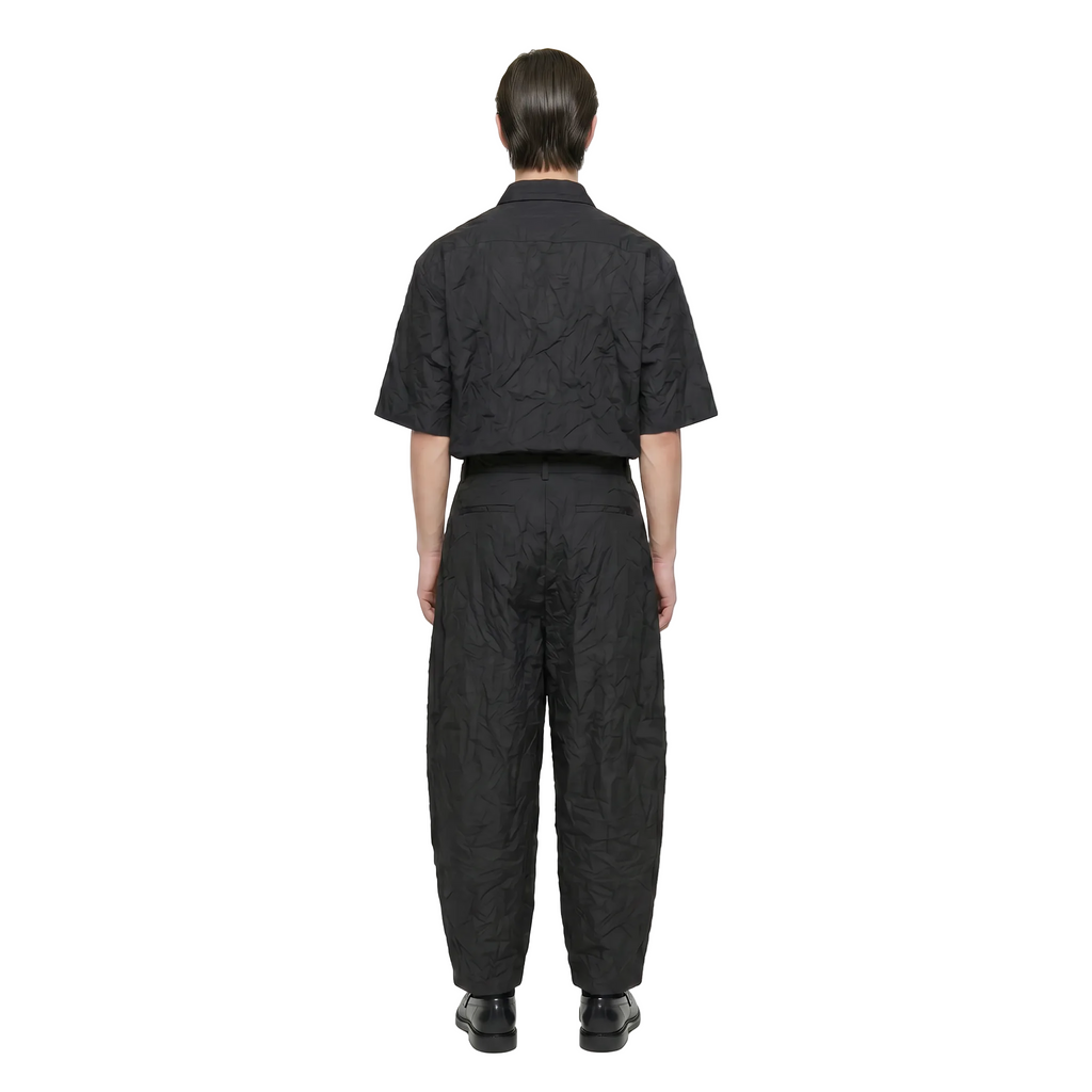 PANTALON NYLON ARRUGADO