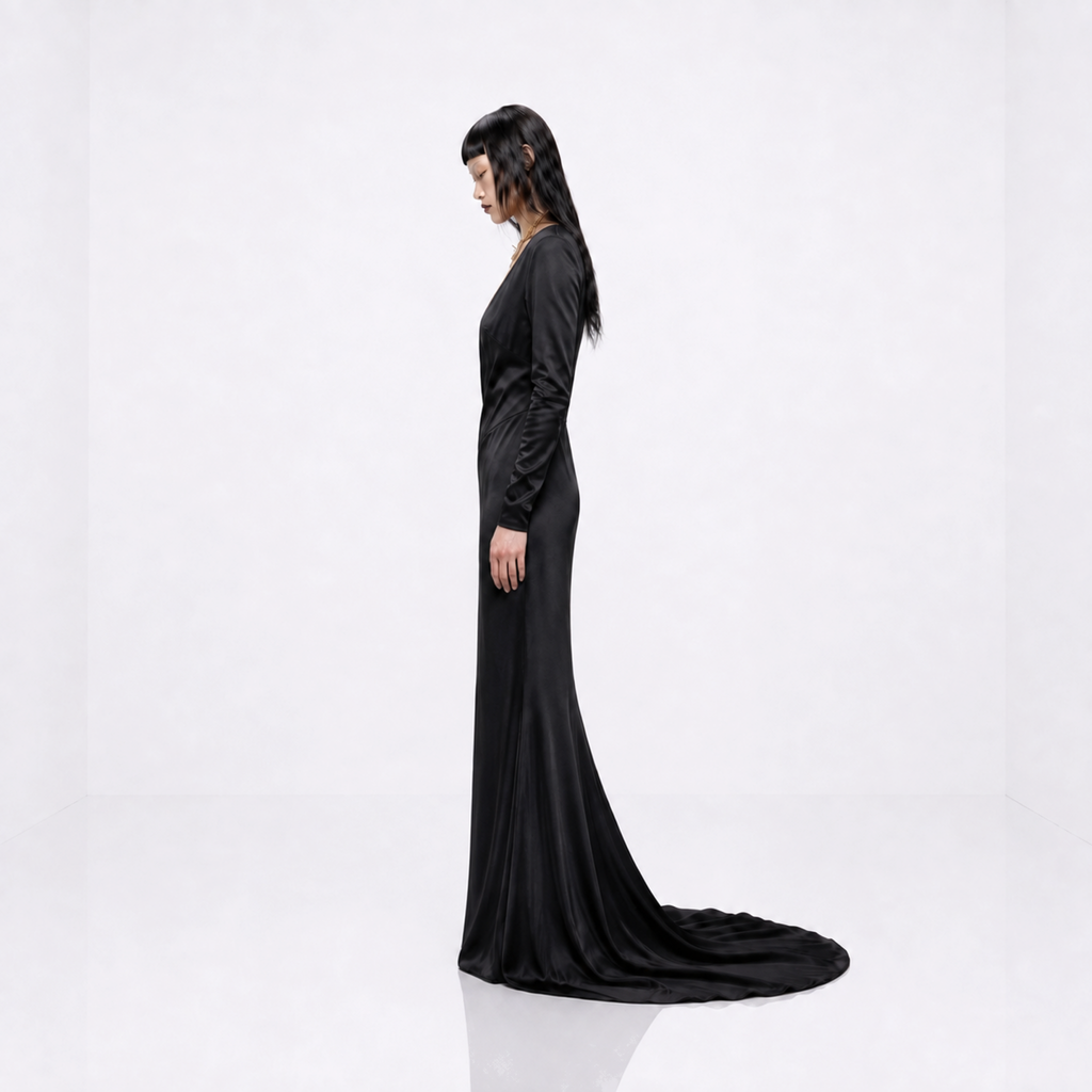 VESTIDO LENCERO SEDA